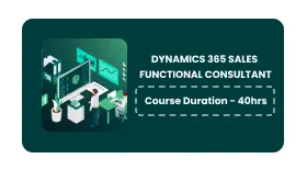 DYNAMICS 365 SALES FUNCTIONAL CONSULTANT