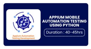 Appium Mobile Automation Testing Using Python Training In Bangalore