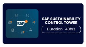 Sap Sustainability Control Tower Training In Bangalore
