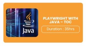 Playwright With Java Training In Kochi