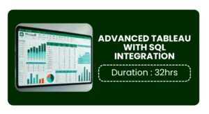 Advanced Tableau With Sql Integration Training In Kochi Online