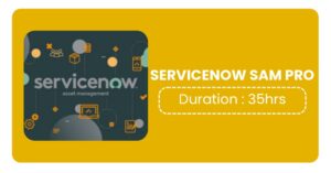 Servicenow Sam Pro Training In Bangalore Online