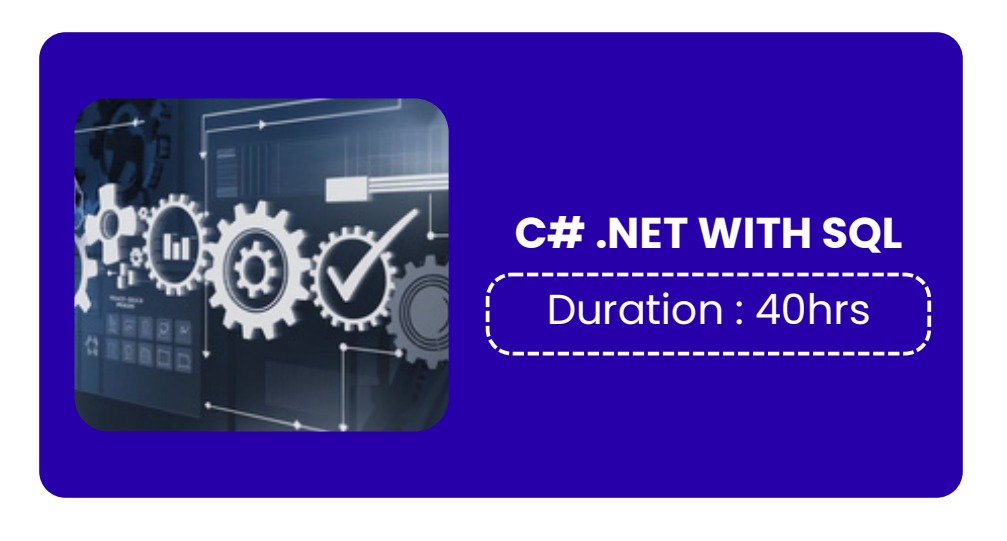 C#.NET with SQL Course Certification with Training in Kochi [UPDATED]